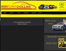 Tablet Screenshot of eurodollarrentacar.com